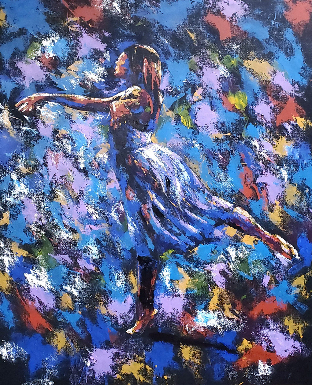Dancer in Blue